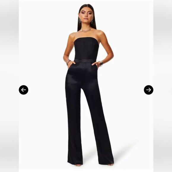 $626 RAMY BROOK Mira Strapless Jumpsuit NWT - Picture 1 of 8